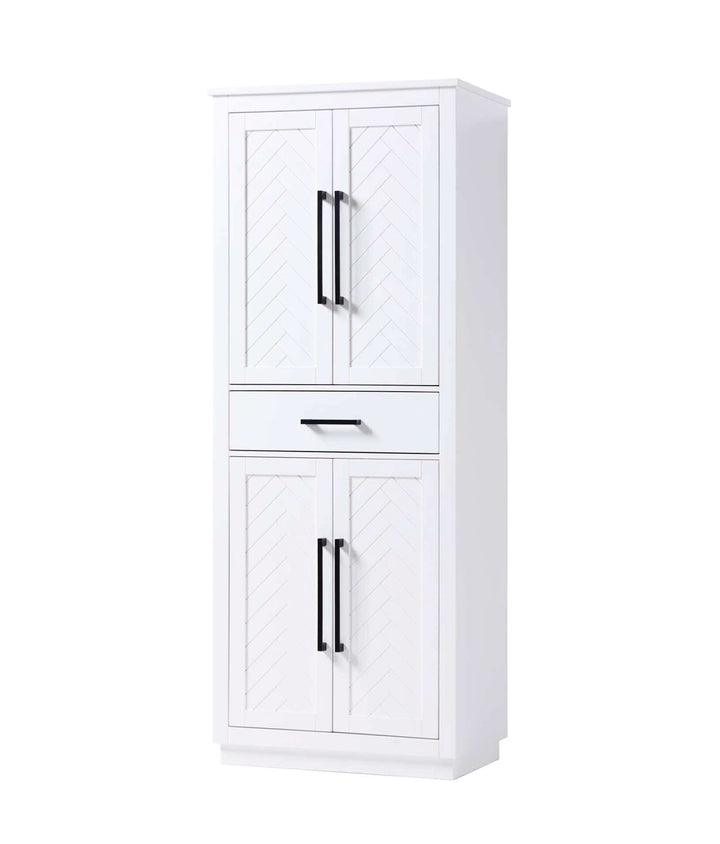 28 Inch Bath Storage Cabinet In White