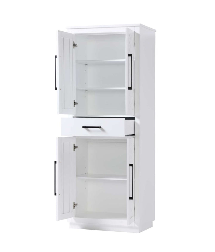 28 Inch Bath Storage Cabinet In White