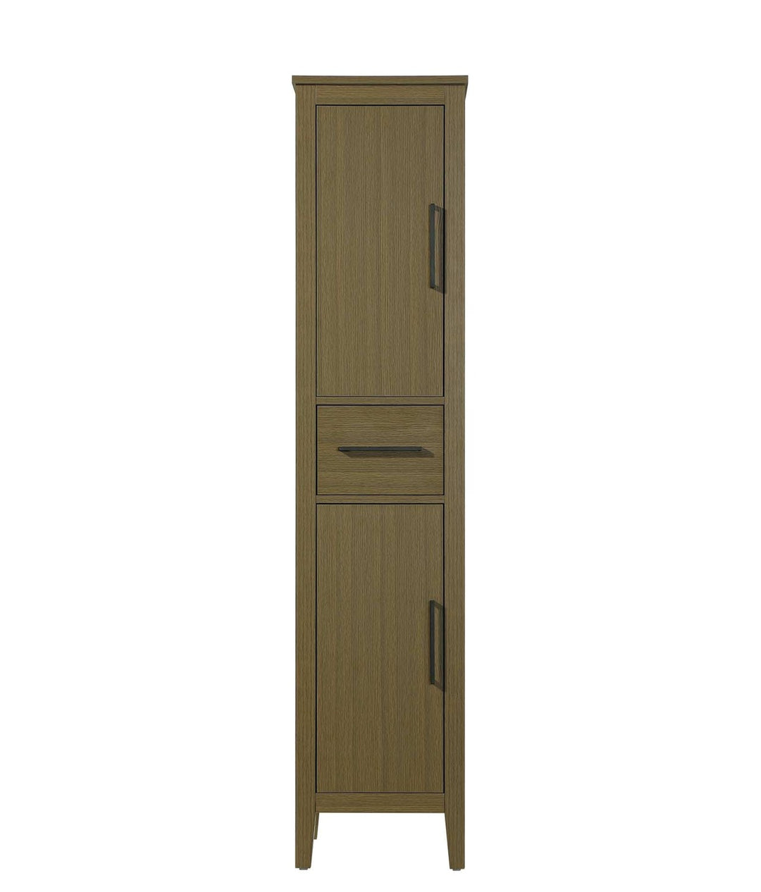 16 Inch Bath Storage Cabinet In Chestnut Brown by Elegant Kitchen and Bath