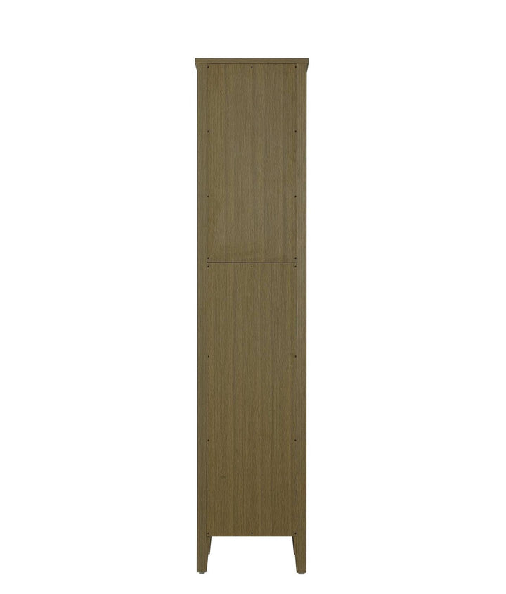 16 Inch Bath Storage Cabinet In Chestnut Brown