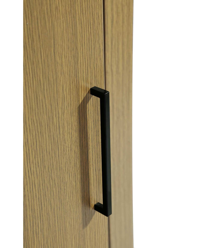16 Inch Bath Storage Cabinet In Honey Brown