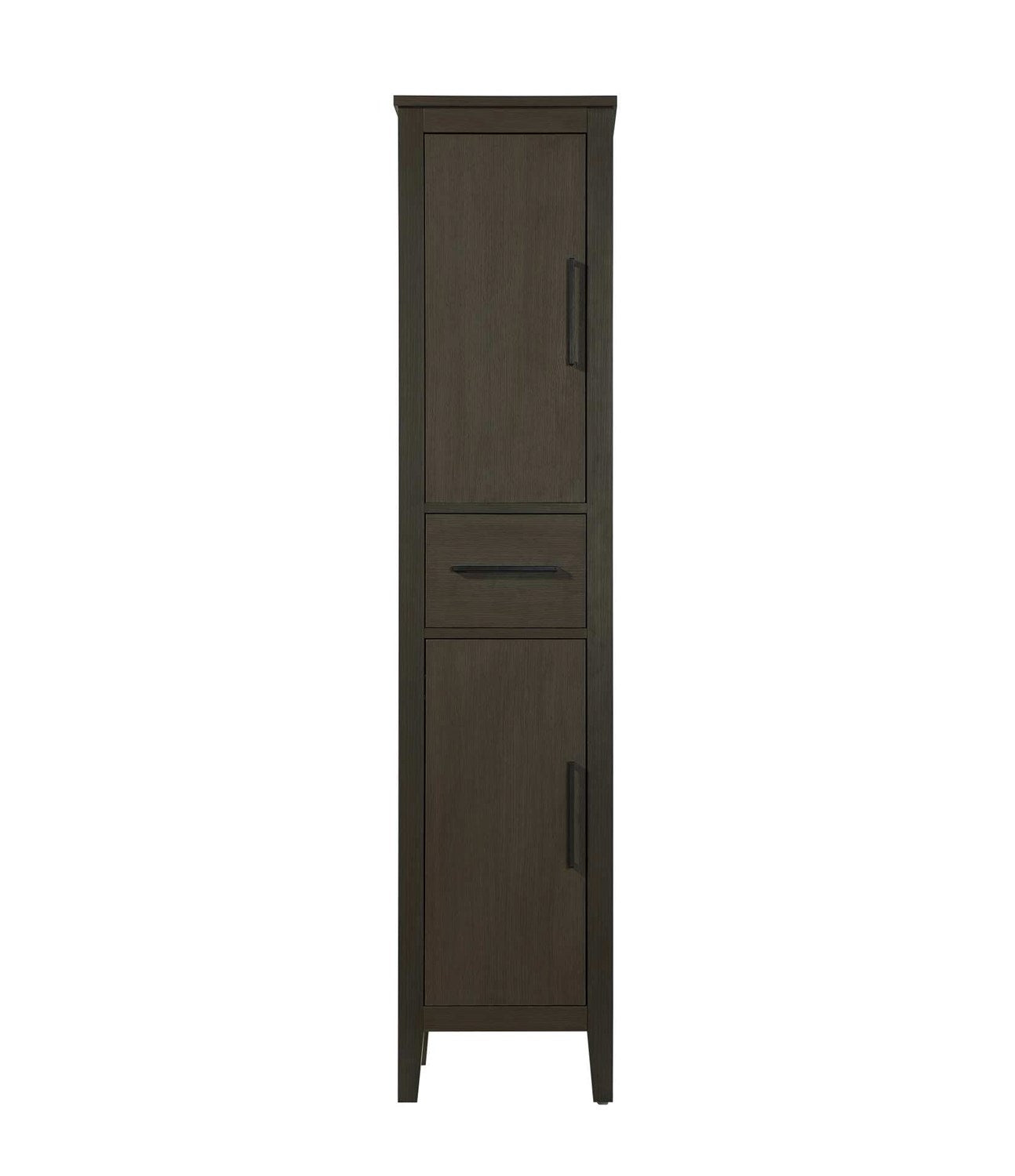 16 Inch Bath Storage Cabinet In Mocha Brown by Elegant Kitchen and Bath