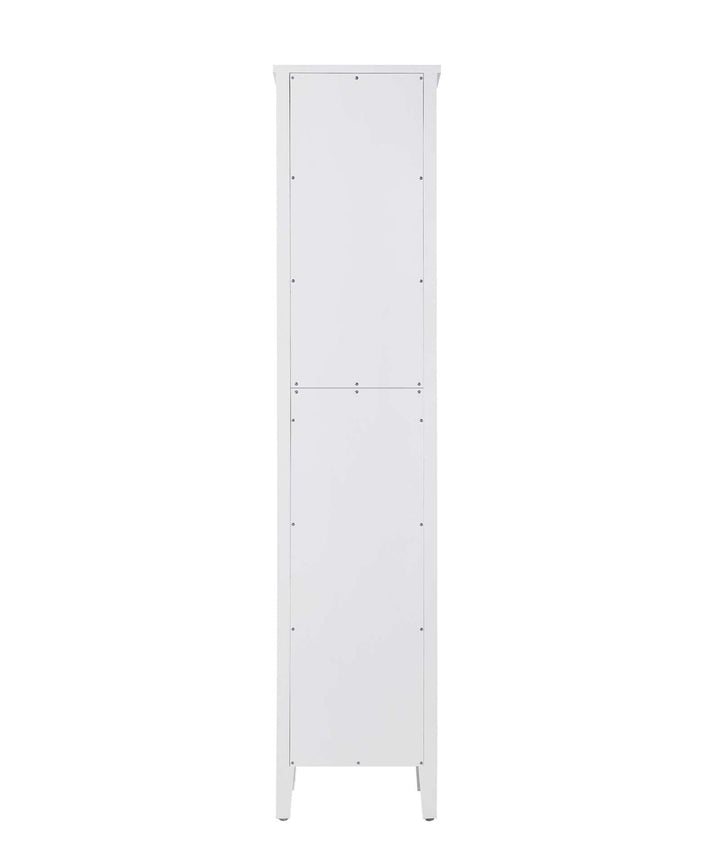 16 Inch Bath Storage Cabinet In White