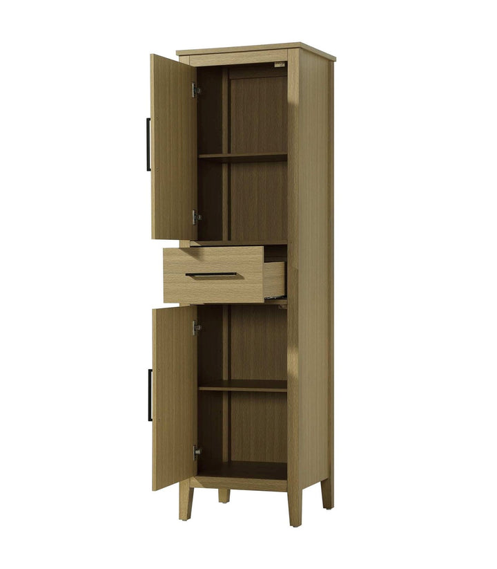 20 Inch Bath Storage Cabinet In Honey Brown
