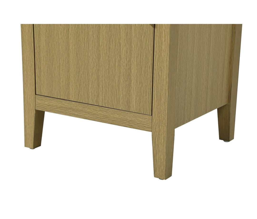 20 Inch Bath Storage Cabinet In Honey Brown