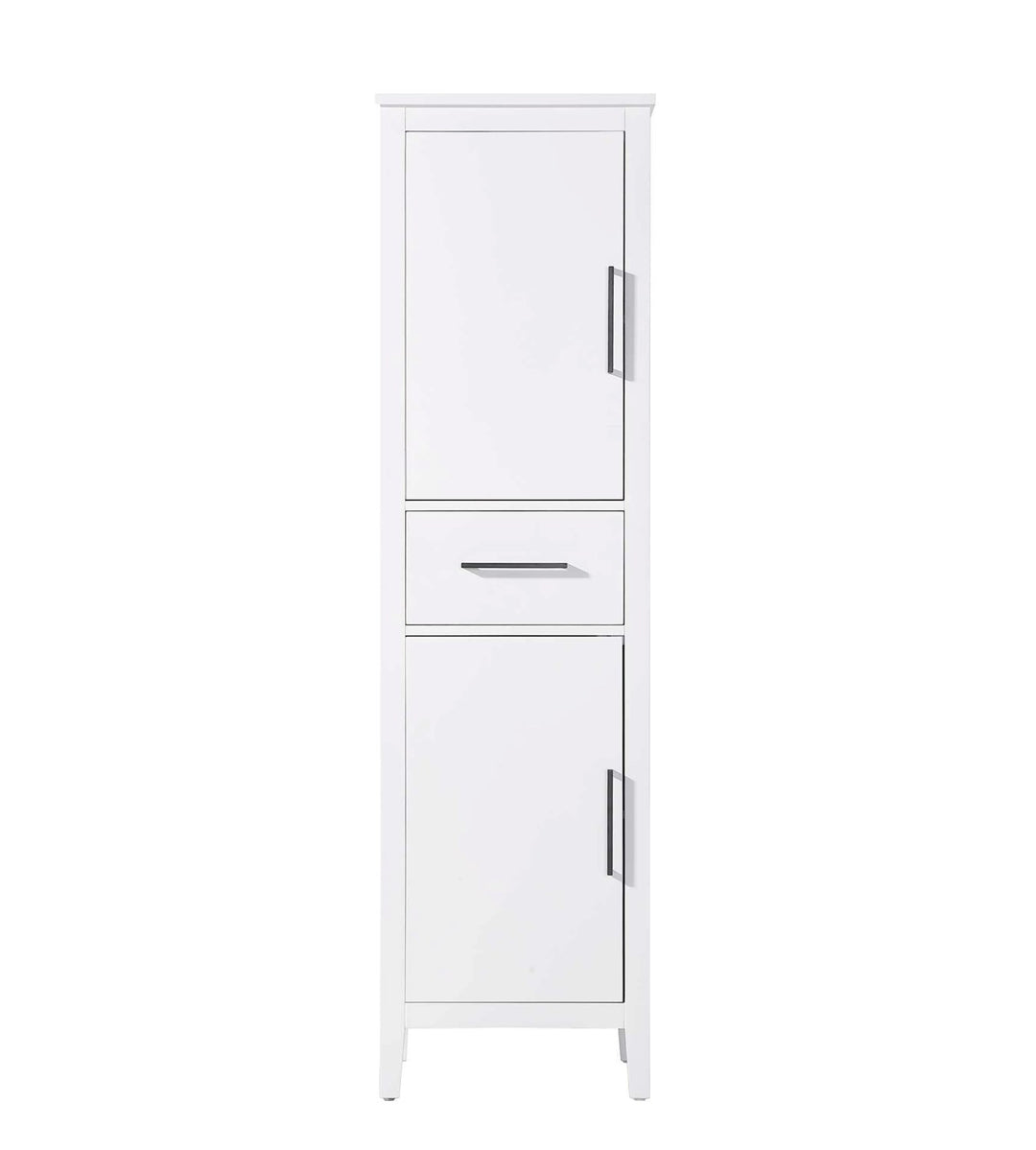 20 Inch Bath Storage Cabinet In White by Elegant Kitchen and Bath