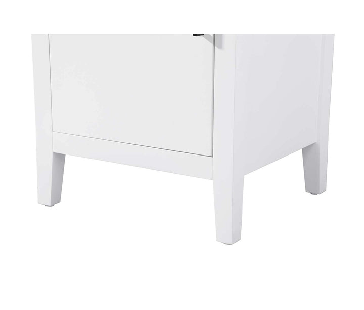 20 Inch Bath Storage Cabinet In White