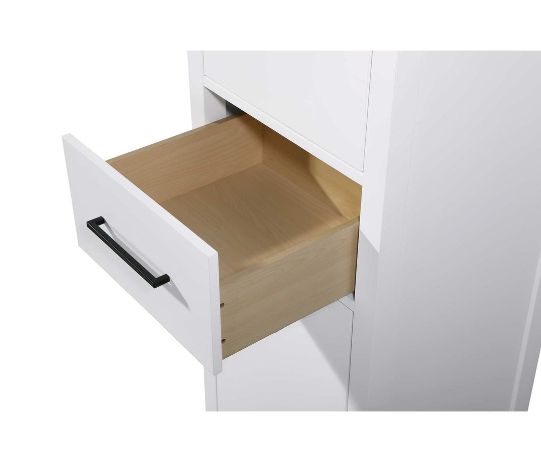 20 Inch Bath Storage Cabinet In White
