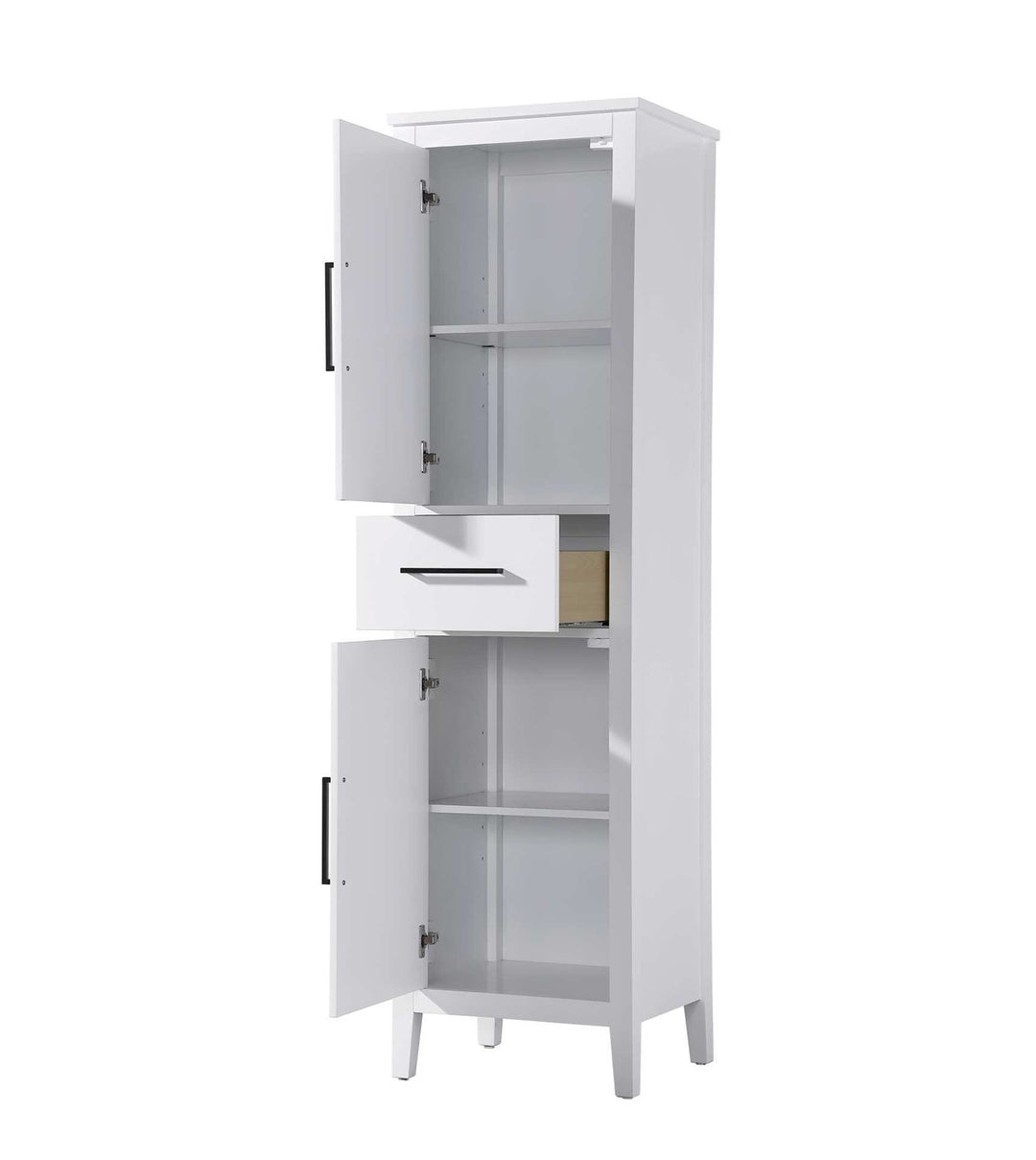 20 Inch Bath Storage Cabinet In White