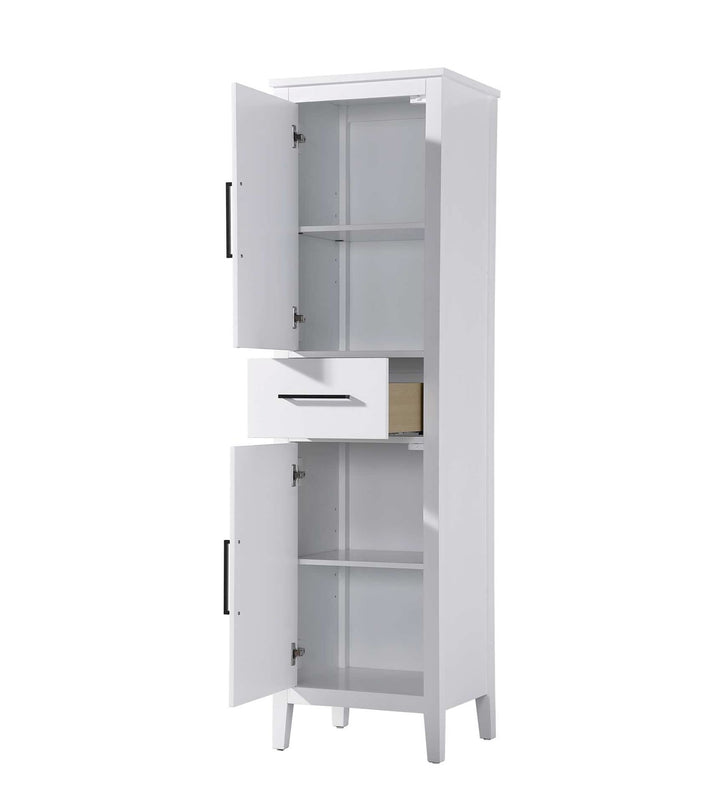 20 Inch Bath Storage Cabinet In White