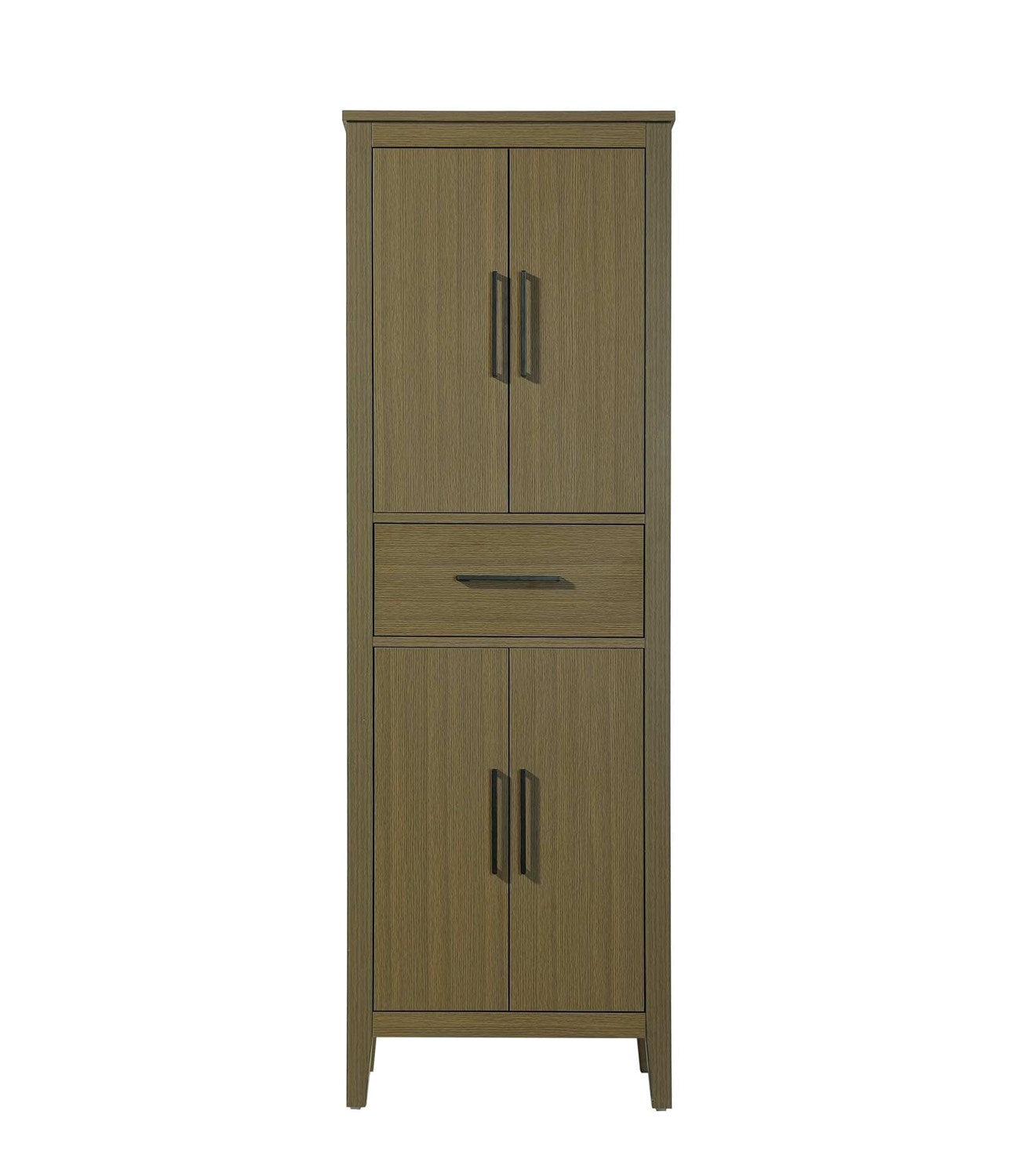 24 Inch Bath Storage Cabinet In Chestnut Brown by Elegant Kitchen and Bath