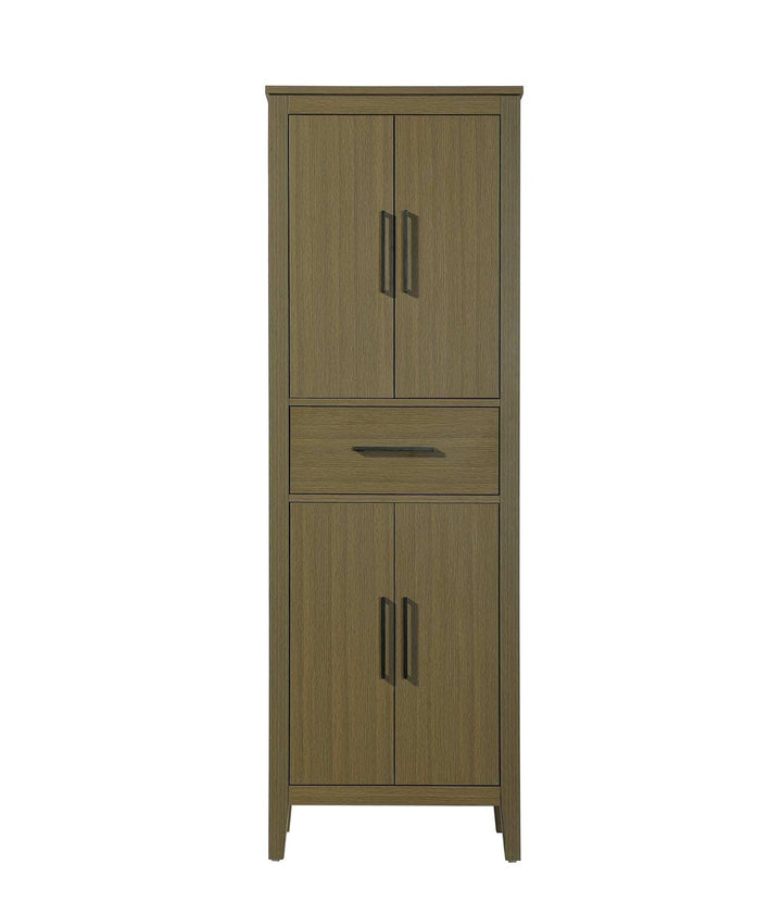 24 Inch Bath Storage Cabinet In Chestnut Brown by Elegant Kitchen and Bath