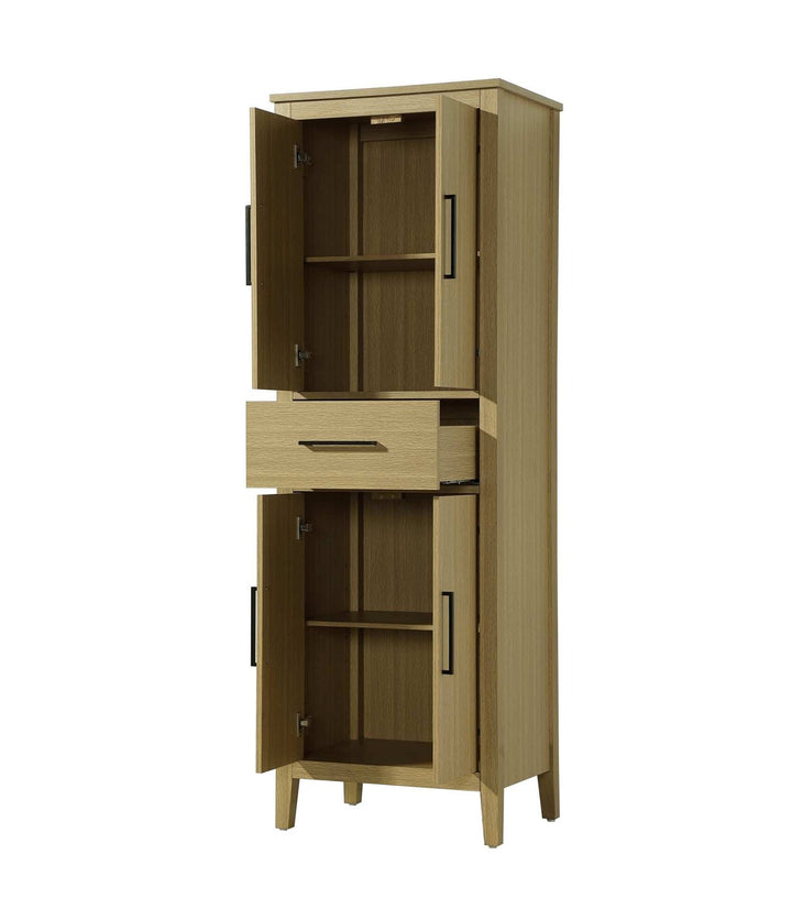 24 Inch Bath Storage Cabinet In Honey Brown