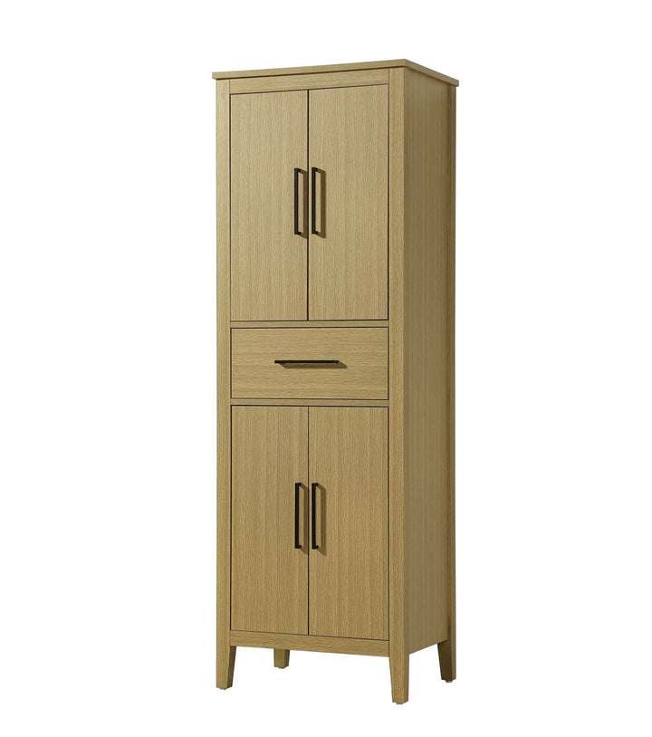 24 Inch Bath Storage Cabinet In Honey Brown