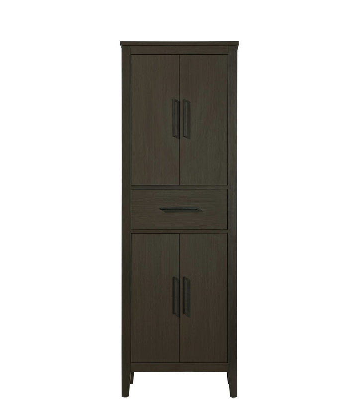 24 Inch Bath Storage Cabinet In Mocha Brown by Elegant Kitchen and Bath