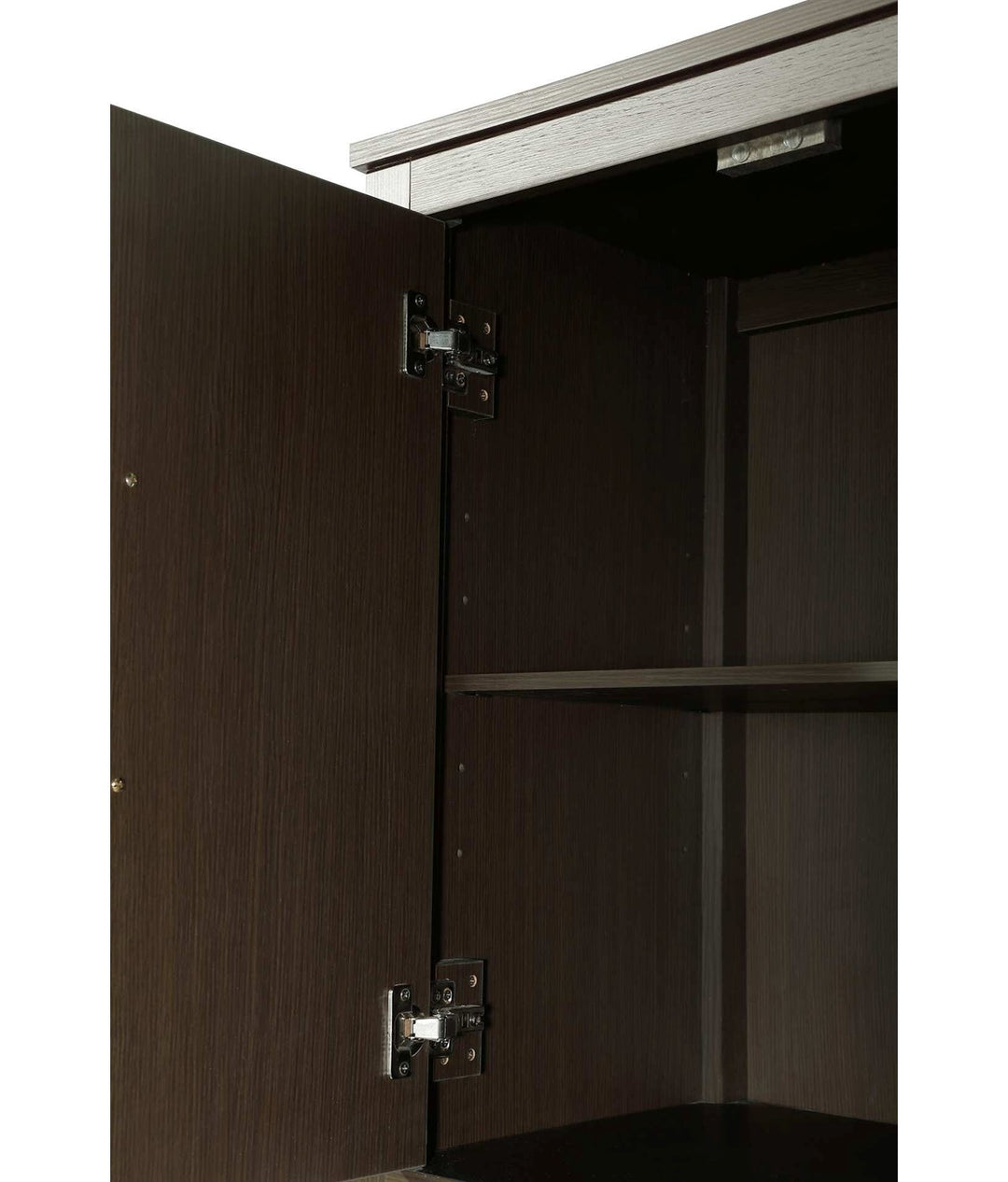 24 Inch Bath Storage Cabinet In Mocha Brown
