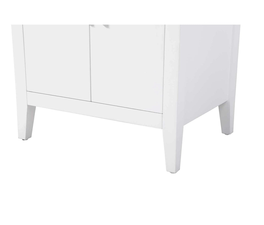 24 Inch Bath Storage Cabinet In White