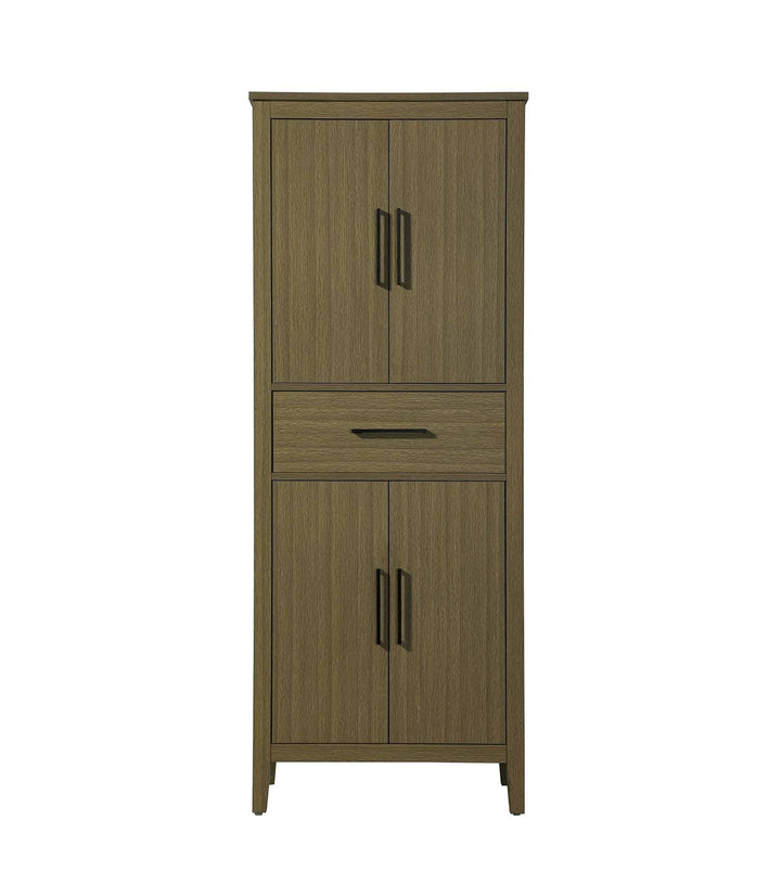 28 Inch Bath Storage Cabinet In Chestnut Brown by Elegant Kitchen and Bath