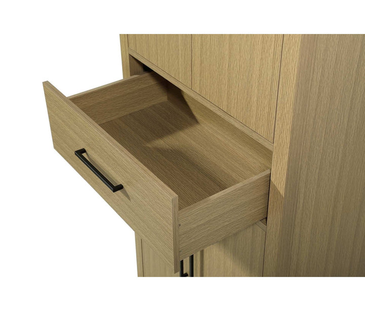 28 Inch Bath Storage Cabinet In Honey Brown