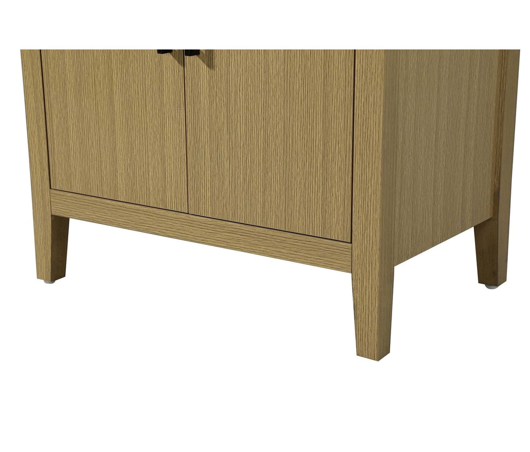 28 Inch Bath Storage Cabinet In Honey Brown