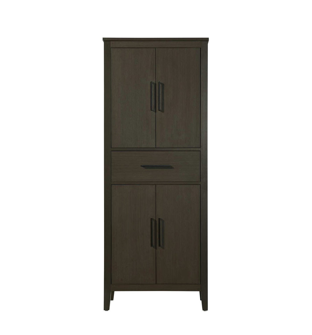 28 Inch Bath Storage Cabinet In Mocha Brown by Elegant Kitchen and Bath
