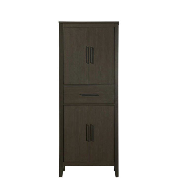 28 Inch Bath Storage Cabinet In Mocha Brown by Elegant Kitchen and Bath
