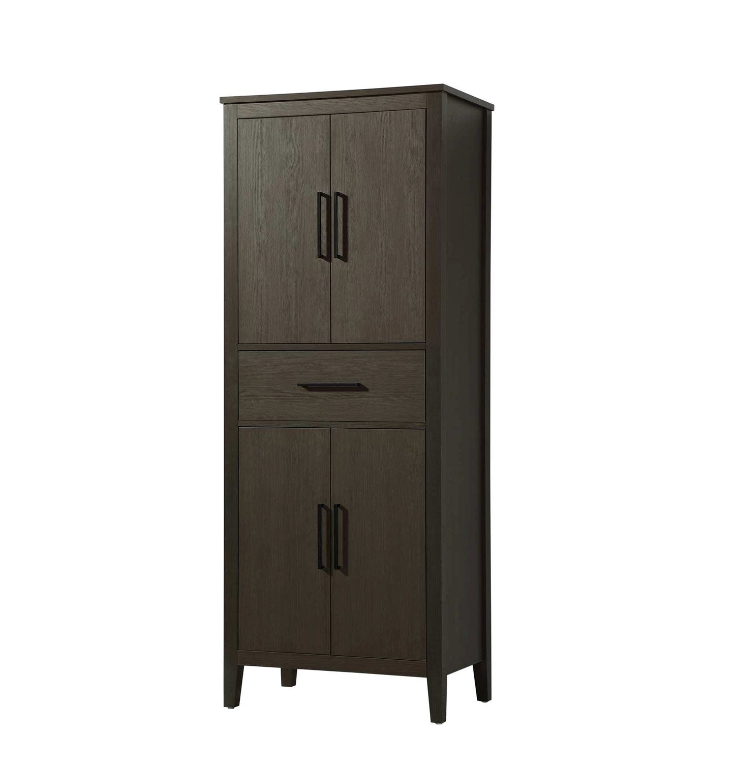 28 Inch Bath Storage Cabinet In Mocha Brown