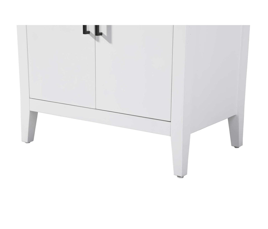 28 Inch Bath Storage Cabinet In White