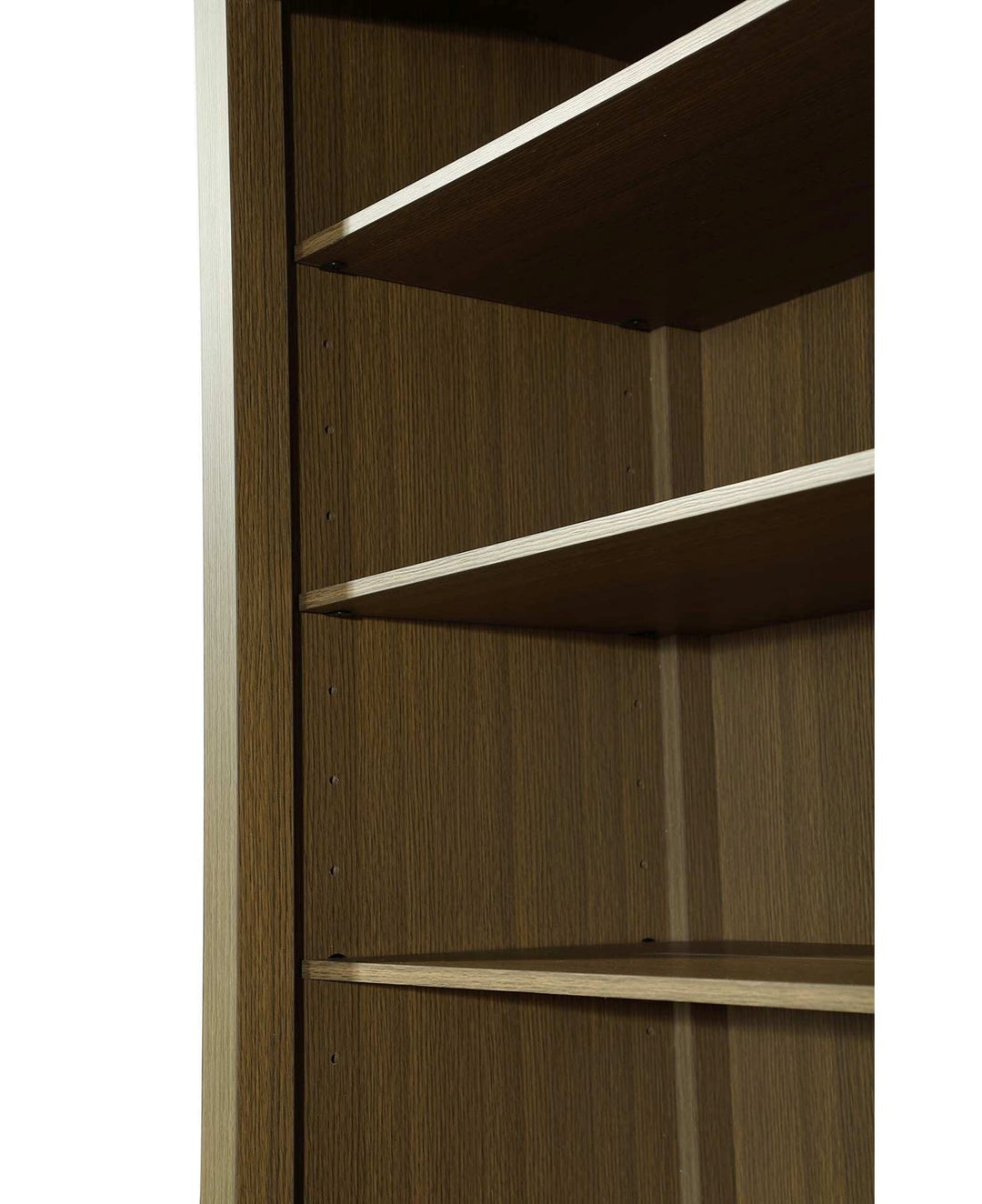 16 Inch Open Shelving Bath Storage Cabinet In Chestnut Brown