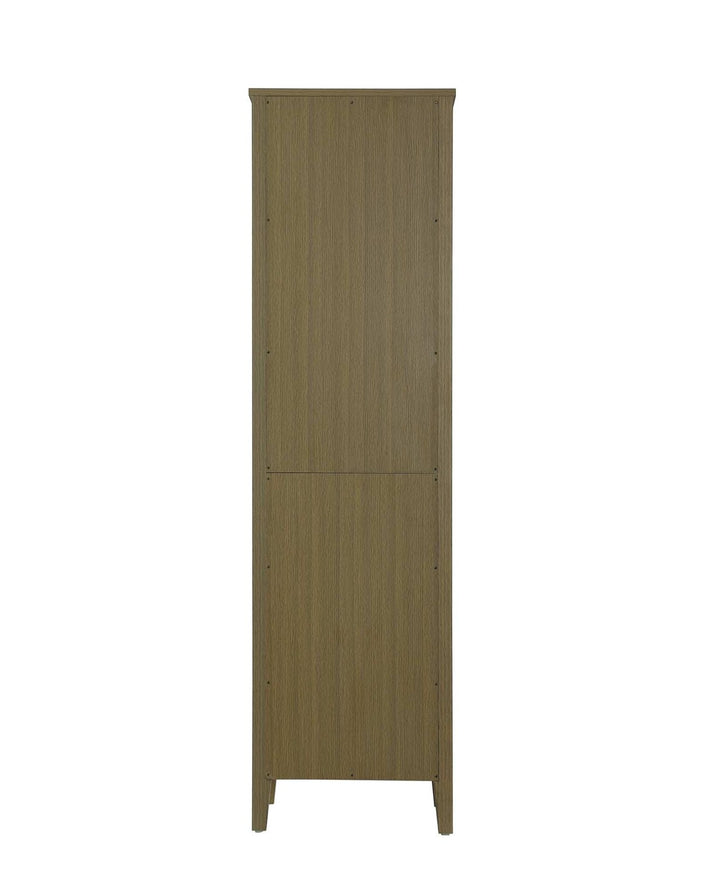 20 Inch Open Shelving Bath Storage Cabinet In Chestnut Brown