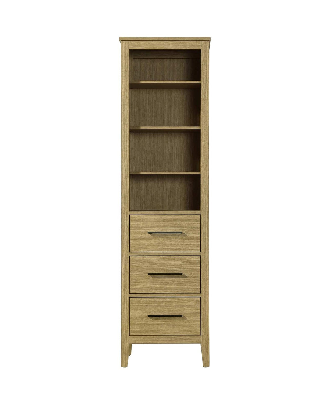 20 Inch Open Shelving Bath Storage Cabinet In Honey Brown by Elegant Kitchen and Bath