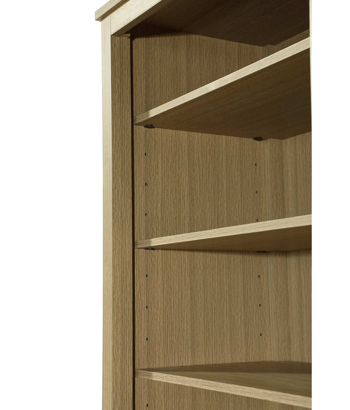 20 Inch Open Shelving Bath Storage Cabinet In Honey Brown