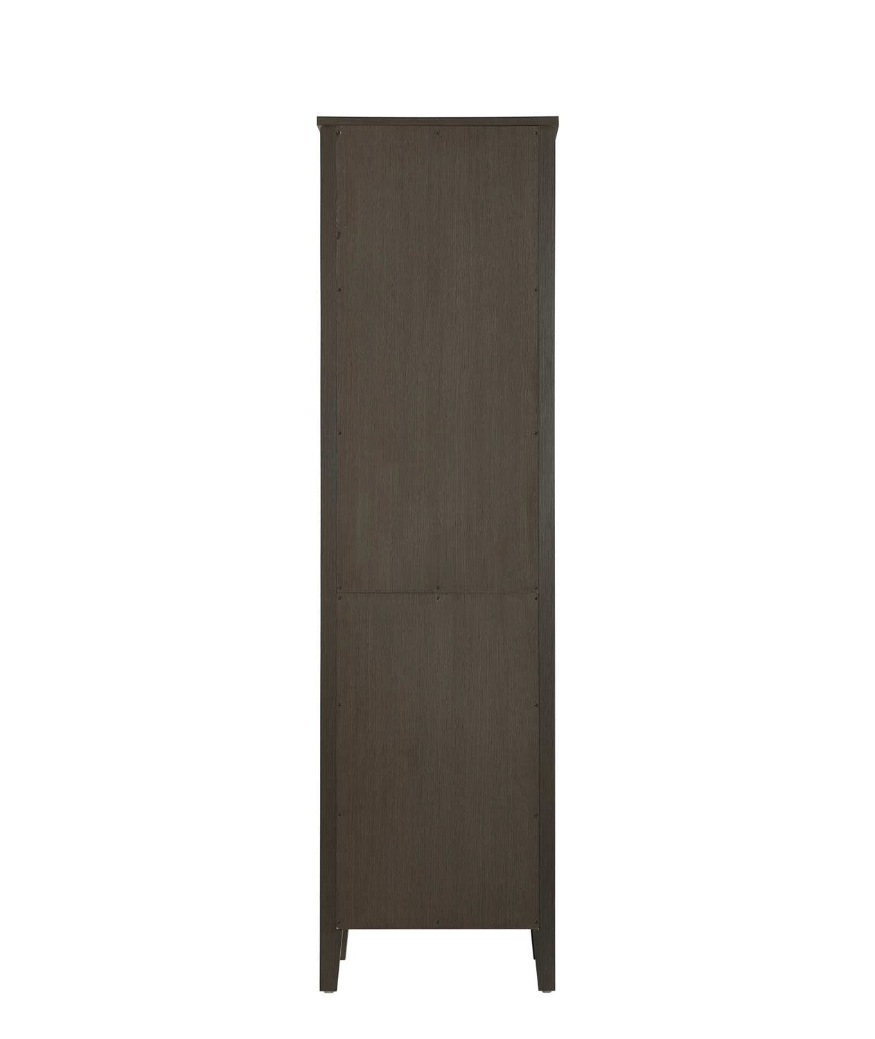 20 Inch Open Shelving Bath Storage Cabinet In Mocha Brown