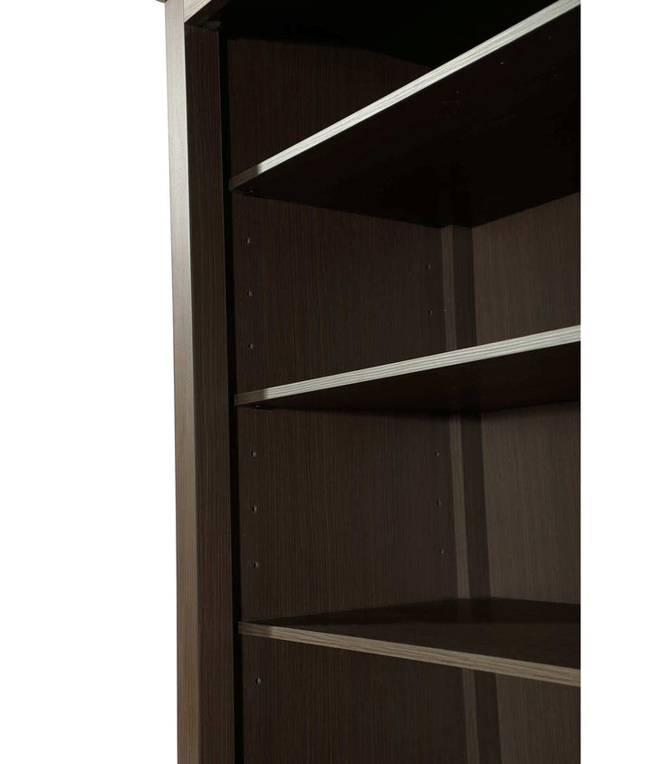 20 Inch Open Shelving Bath Storage Cabinet In Mocha Brown
