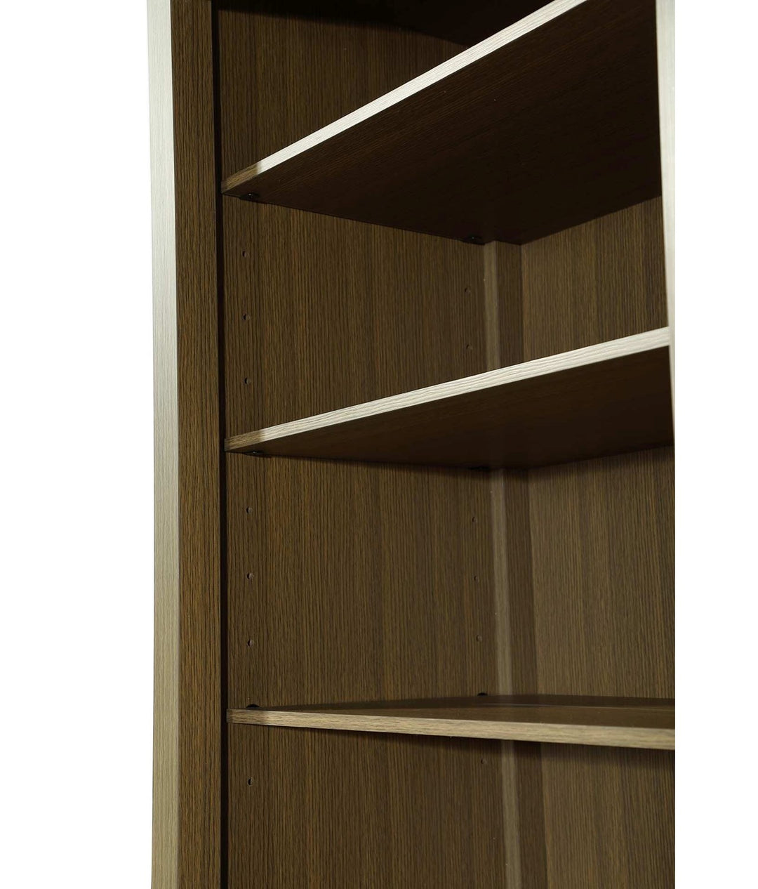24 Inch Open Shelving Bath Storage Cabinet In Chestnut Brown