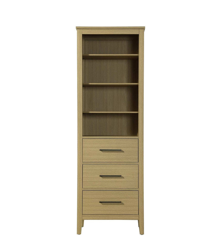 24 Inch Open Shelving Bath Storage Cabinet In Honey Brown by Elegant Kitchen and Bath