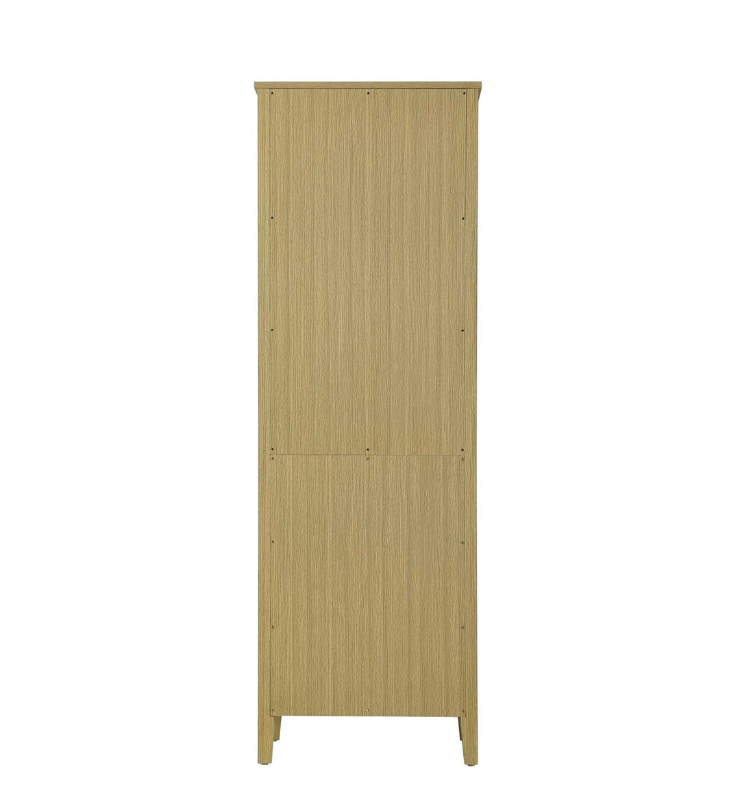 24 Inch Open Shelving Bath Storage Cabinet In Honey Brown