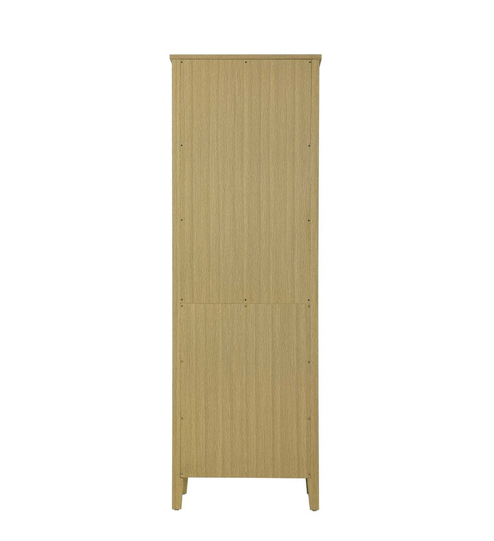 24 Inch Open Shelving Bath Storage Cabinet In Honey Brown