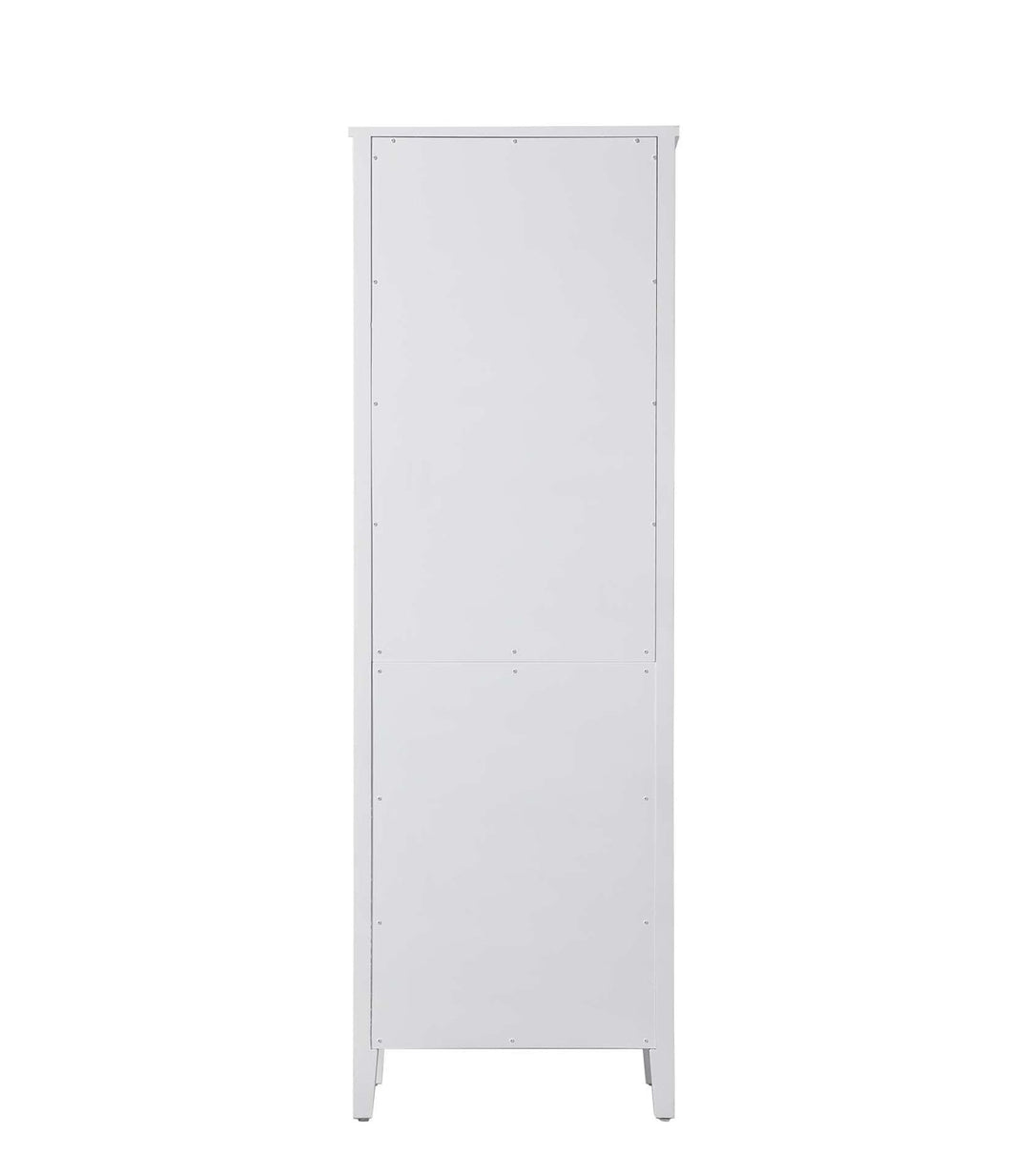 24 Inch Open Shelving Bath Storage Cabinet In White
