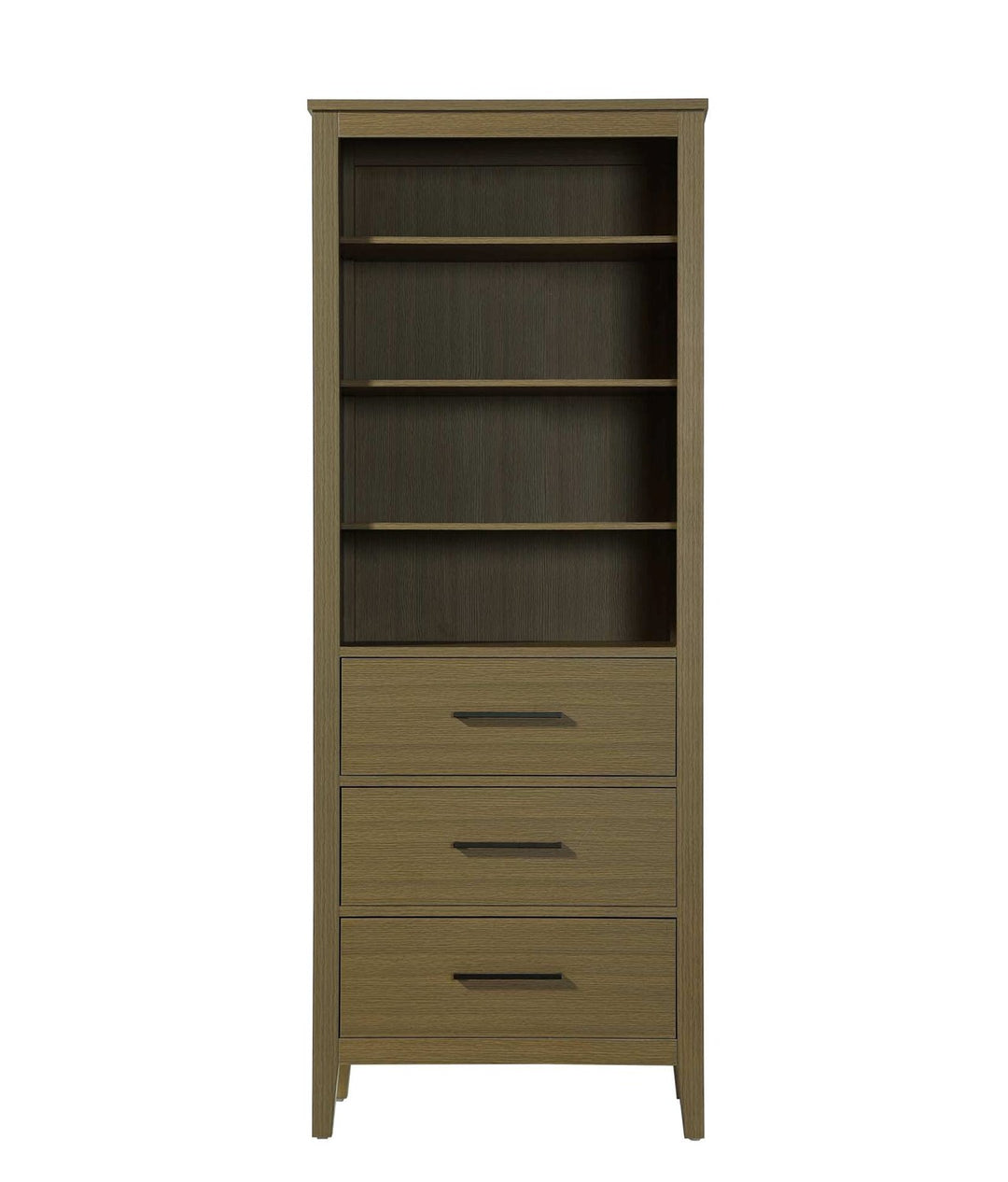 28 Inch Open Shelving Bath Storage Cabinet In Chestnut Brown by Elegant Kitchen and Bath