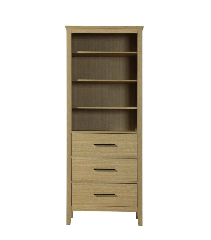 28 Inch Open Shelving Bath Storage Cabinet In Honey Brown by Elegant Kitchen and Bath