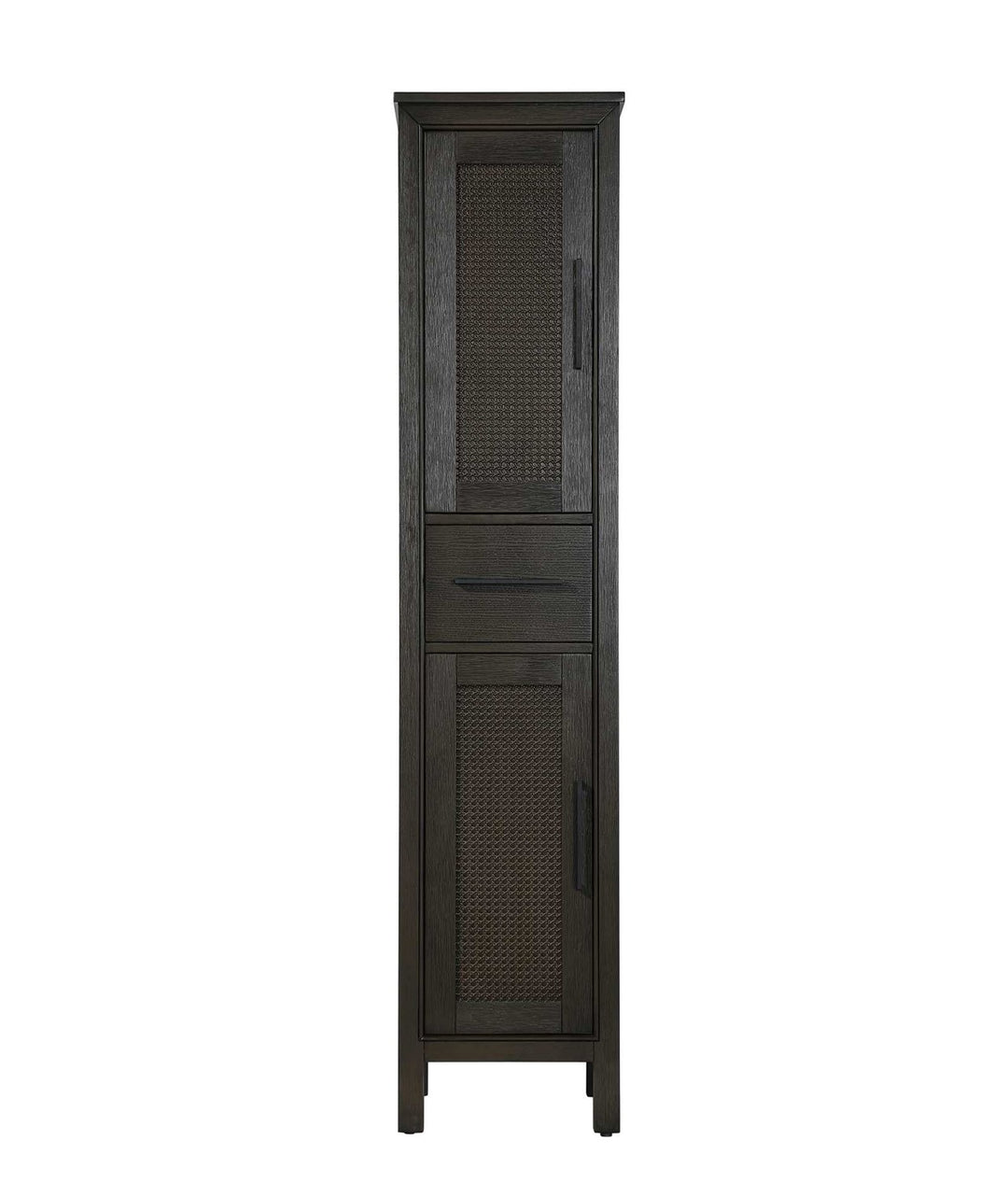 16 Inch Bath Storage Cabinet In Chocolate Oak by Elegant Kitchen and Bath