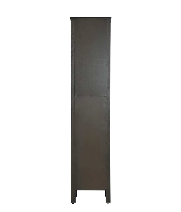 16 Inch Bath Storage Cabinet In Chocolate Oak