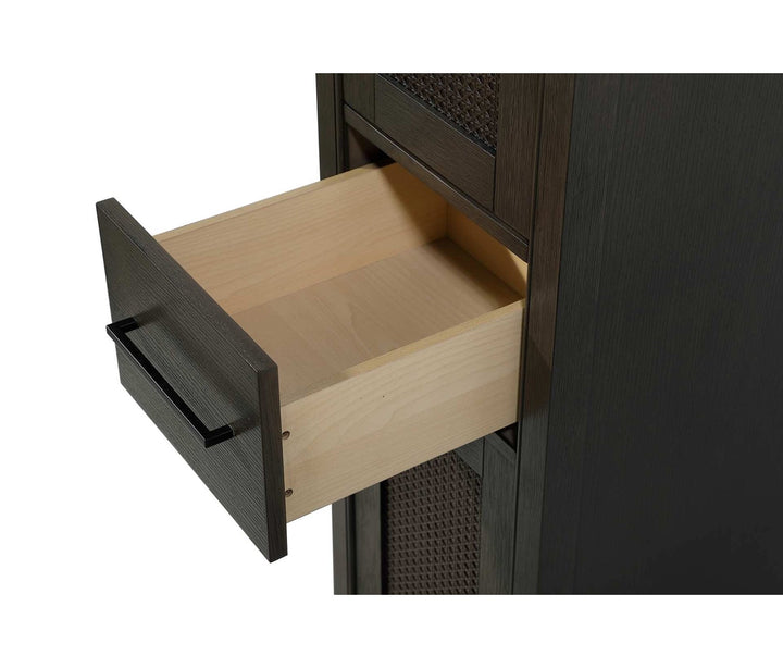 16 Inch Bath Storage Cabinet In Chocolate Oak