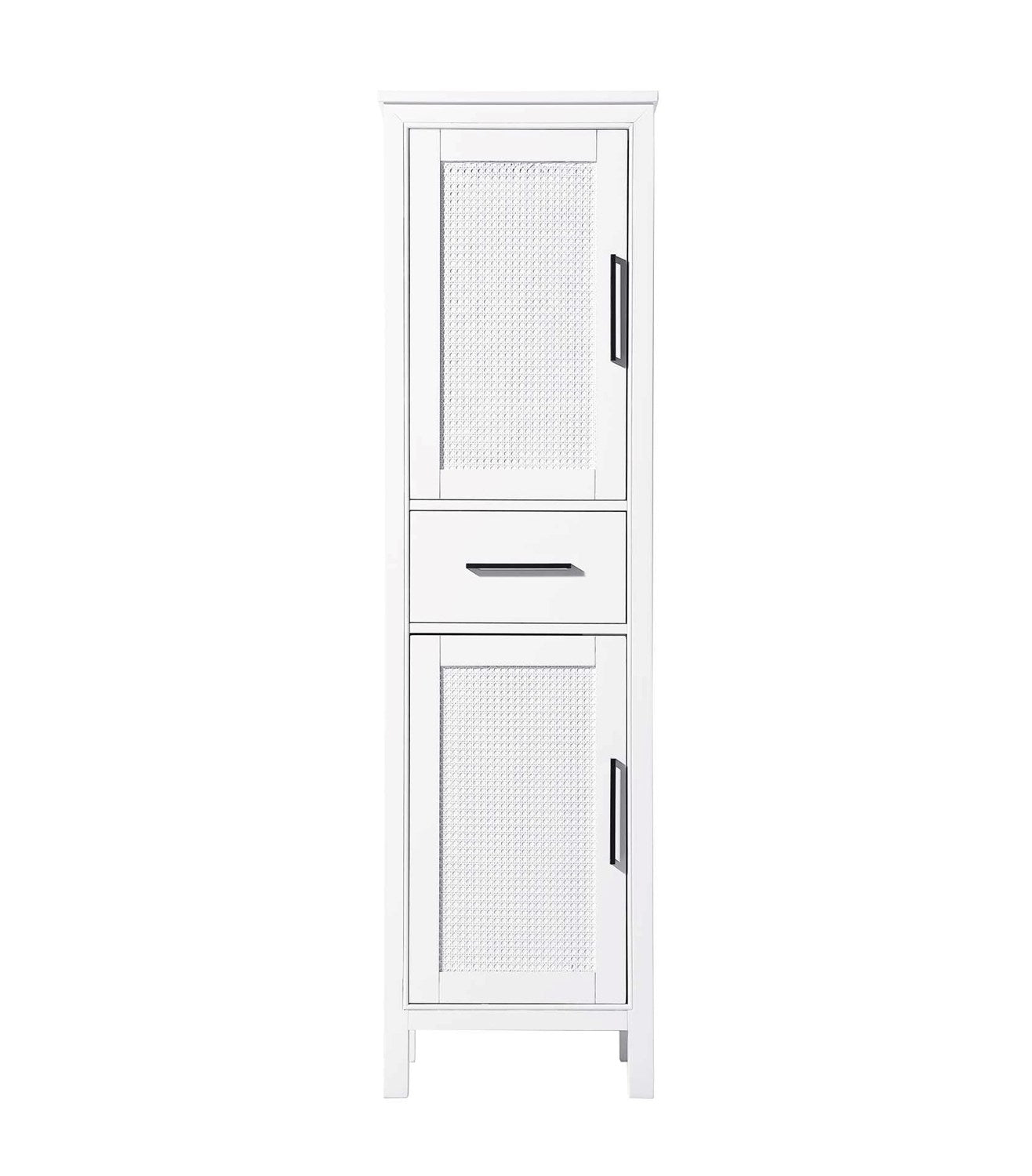 20 Inch Bath Storage Cabinet In White by Elegant Kitchen and Bath