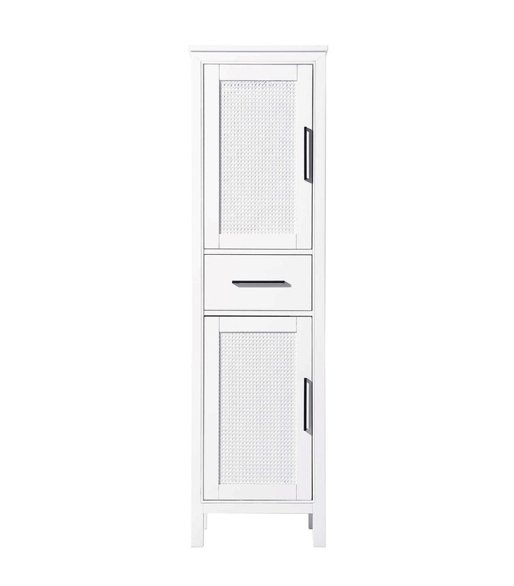 20 Inch Bath Storage Cabinet In White by Elegant Kitchen and Bath