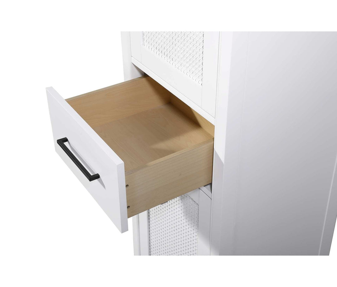 20 Inch Bath Storage Cabinet In White