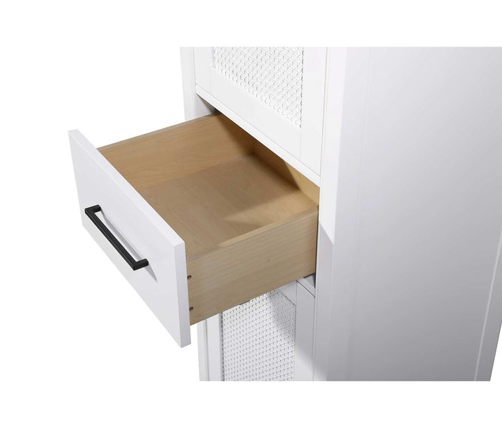 20 Inch Bath Storage Cabinet In White