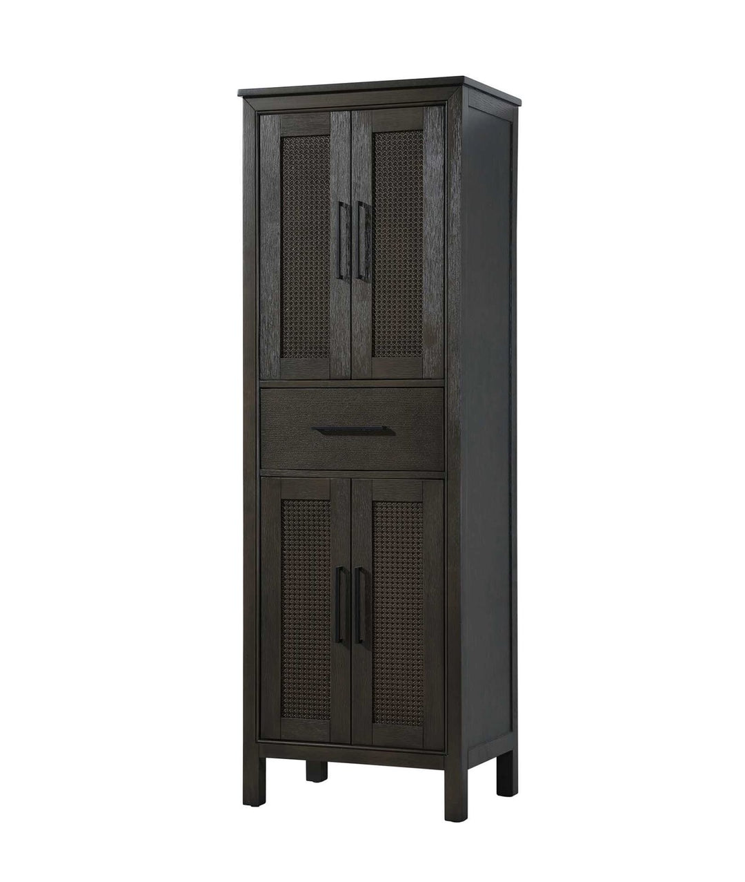 24 Inch Bath Storage Cabinet In Chocolate Oak