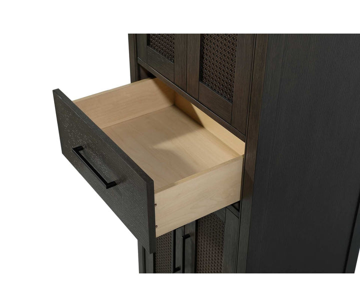 24 Inch Bath Storage Cabinet In Chocolate Oak